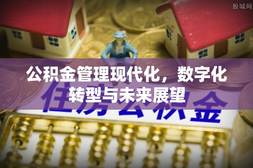 歙县公积金管理现代化，数字化转型与未来展望