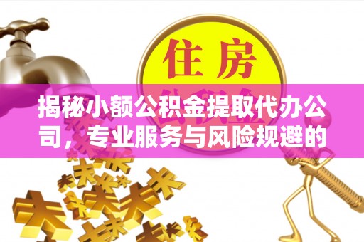 歙县揭秘小额公积金提取代办公司，专业服务与风险规避的平衡艺术
